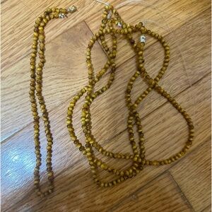 Tiger eye strands set of 3